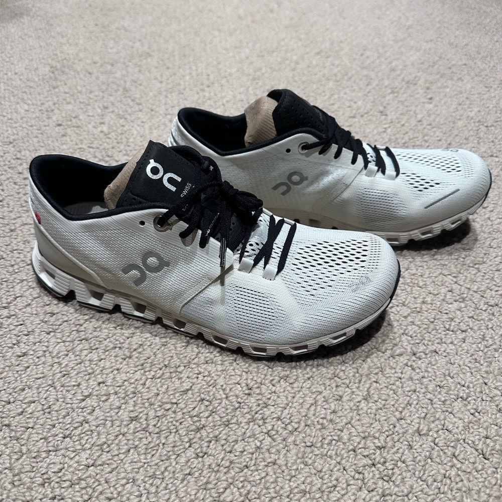 On running shoes. Like new and unworn